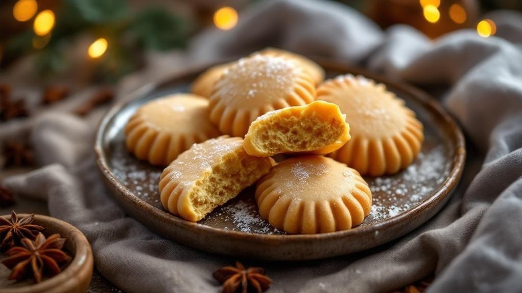 pecite medene kolačiće lagano nedovršene