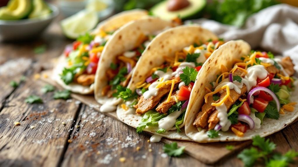 osnovne stvari za pripremu pileće tortilje