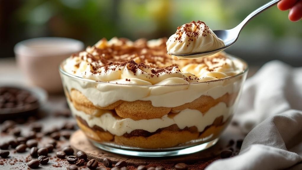 ohlađeni tučeni mascarpone, kremastost