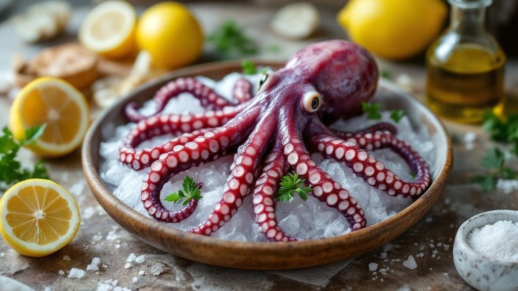 odaberite svježu ili smrznutu hobotnicu