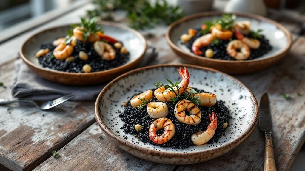 klasične varijacije rižota s tintom