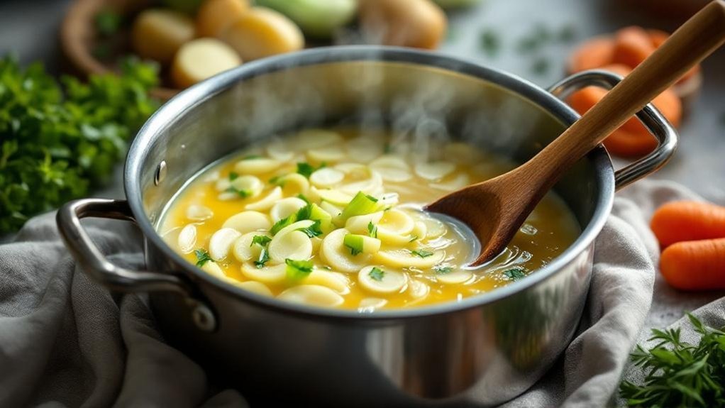 čisti ritual pripreme slojevitog poriluka