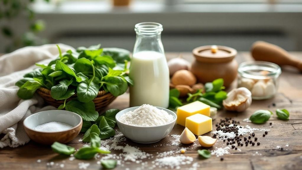 kremasti češnjakasti špinat s parmezanom