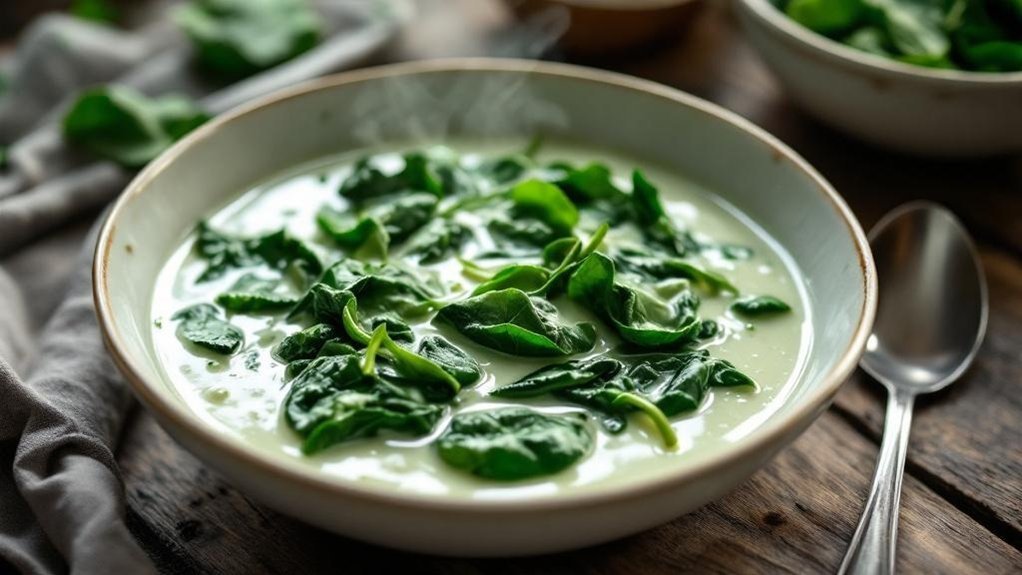 Špinat u mlijeku: kremasti prilog gotov za samo 15 minuta