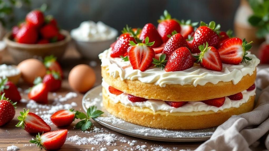 kremašasti slojeviti desert od jagoda recept