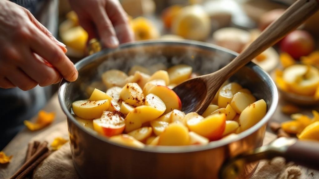 hrskavi začinjeni nadjev od jabuka