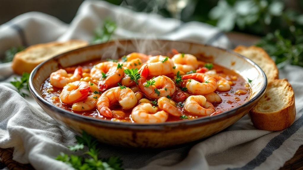 umak od škampa s češnjakom i vinom