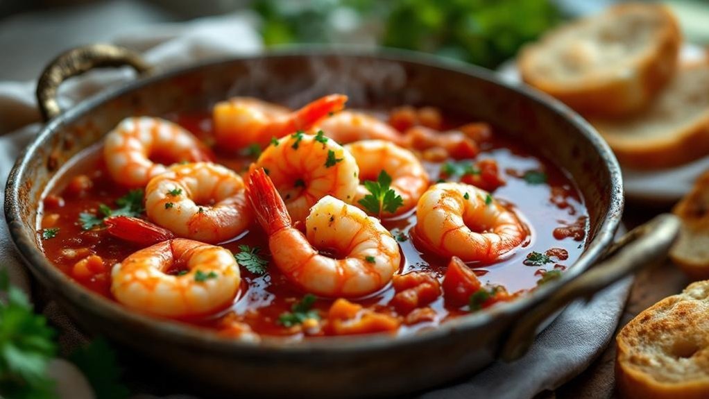 nježni češnjak vino mrvice