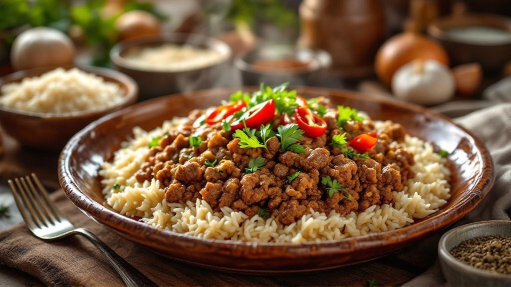 srčano mljeveno meso i riža