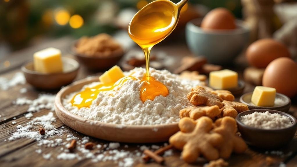 medeni naprijed mekani đumbir keksi