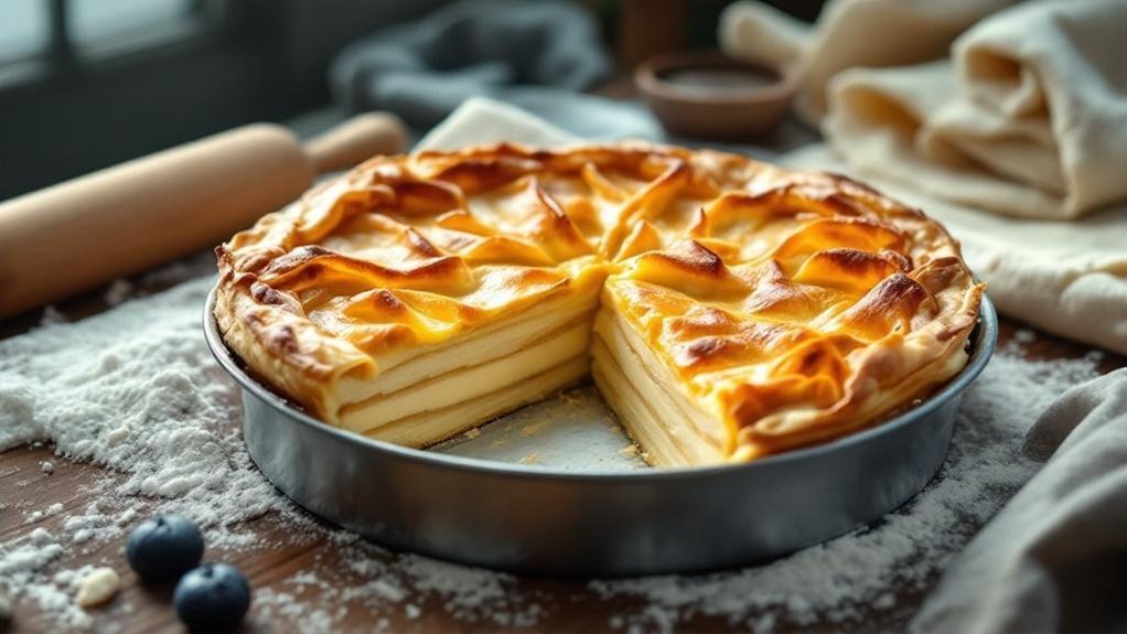 slojna pita sa sirom (burek)