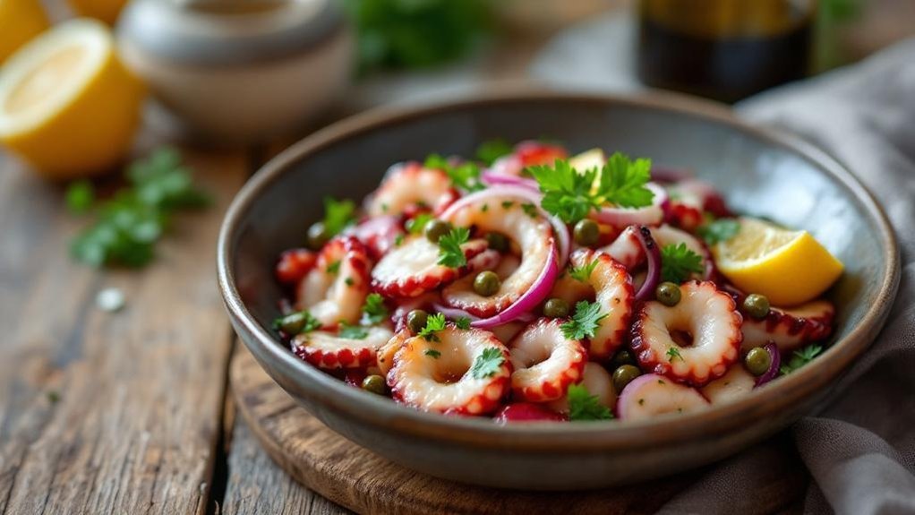 marinirani hobotnica za okus