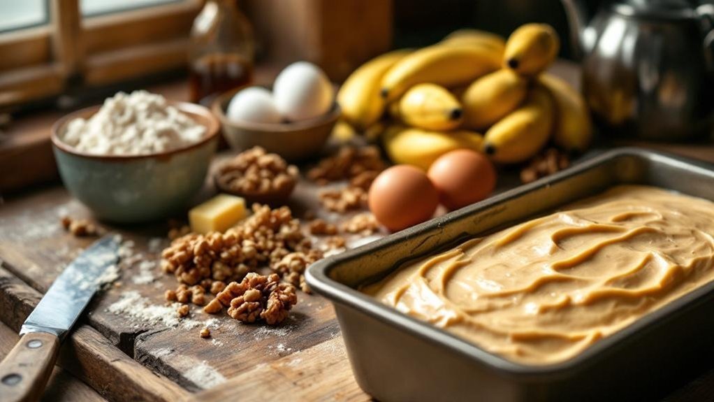 sočno prezrelo bananino pecivo