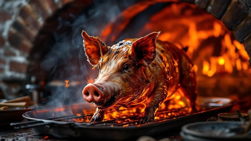 pečena odojena svinja