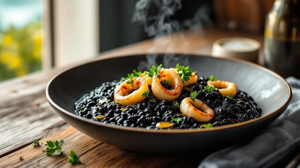 crni rižoto od tinte sipe