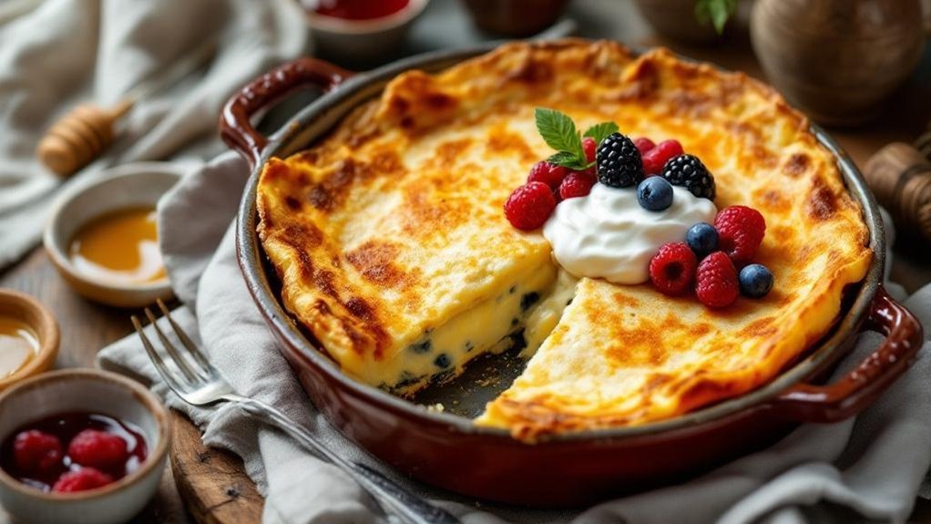 topli palačinci od ricotte s dodacima